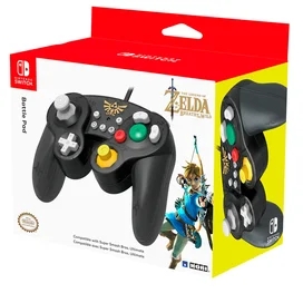 Nintendo Switch (NSW-108U) арналған Hori Battle Pad Zelda сымды геймпады фото #2