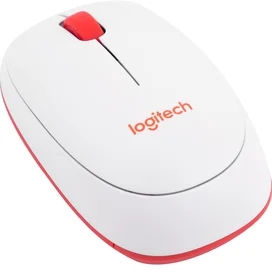 Клавиатура + Мышка беспроводные USB Logitech MK240 Nano White/Red (920-008212) фото #4
