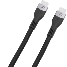 HDMI-HDMI AVA кабелі 1,8м 2.1 Plug 8K Black (AVA-PF331A-0180) фото