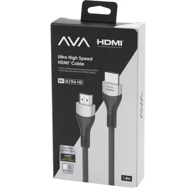 HDMI-HDMI AVA кабелі 1,8м 2.1 Plug 8K Black (AVA-PF331A-0180) фото #2