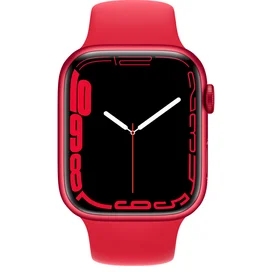 Apple Watch Series 7 GPS Смарт сағаты, 45mm (PRODUCT)RED Aluminium Case with (PRODUCT)RED Sport Band фото #1