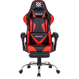 Игровое компьютерное кресло Defender Pilot, Black/Red (64354) фото