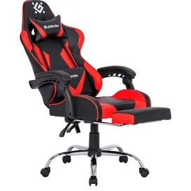 Игровое компьютерное кресло Defender Pilot, Black/Red (64354) фото #3