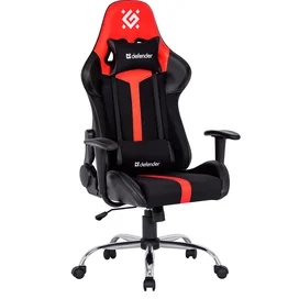 Игровое компьютерное кресло Defender Racer, Black/Red (64374) фото #1