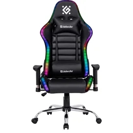 Игровое компьютерное кресло Defender Ultimate RGB, Black (64355) фото