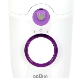 Эпилятор Braun Silk-épil 5 5-505P, для сухой эпиляции, c насадкой и подсветкой, белый/фиолетовый фото #2