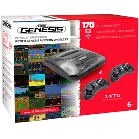 SEGA Retro Genesis Modern Wireless Ойын консолі + 170 ойын (ConSkDn78) фото #3