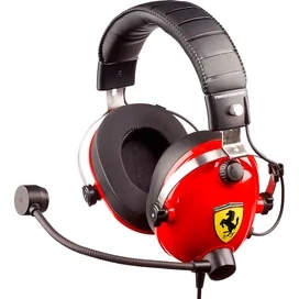 Игровая гарнитура проводная Thrustmaster T.RACING SCUDERIA FERRARI EDITION (4060105) фото