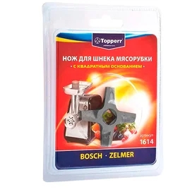 1614 Topperr Нож для мясорубок (ZELMER, BOSCH, двусторонний) фото