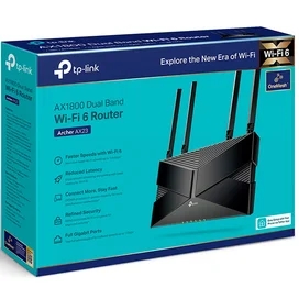 Беспроводной маршрутизатор, TP-Link Archer AX23 Dual Band, 4 порта + Wi-Fi 6, 1201/574 Mbps фото #4