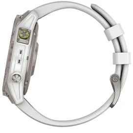 Смарт часы Garmin EPIX gen 2, Sapphire, Carrera White/Titanium with Silicone Band (010-02582-21) фото #3