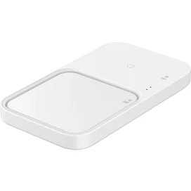 Беспроводное зарядное устройство Wireless Charger Duo 15W+Адаптер, Samsung, Белый (EP-P5400TWRGRU) фото #2