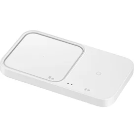 Беспроводное зарядное устройство Wireless Charger Duo 15W+Адаптер, Samsung, Белый (EP-P5400TWRGRU) фото #3