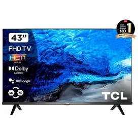 TCL 43" 43S65A LED FHD Android теледидары Black фото