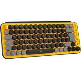 Клавиатура беспроводная USB/BT Logitech POP Keys, Yellow (920-010716) фото #1
