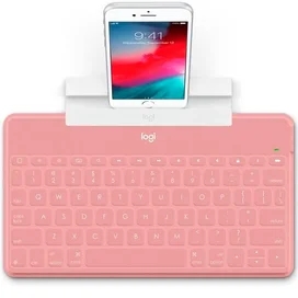 Клавиатура беспроводная USB/BT Logitech Keys-To-Go, Pink (920-010122) фото #1