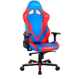 Игровое компьютерное кресло DXRacer Gladiator, Blue/Red (OH/D8200/BR) фото #2