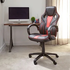 Игровое компьютерное кресло Xrocker Maverick, Red (5122601) фото #1
