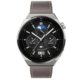 Смарт часы HUAWEI Watch GT3 Pro (46mm) Gray Leather Strap фото #1