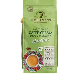 Кофе Tempelmann Aurelias Caffe Crema BIO, зерно 1кг, 8210 фото