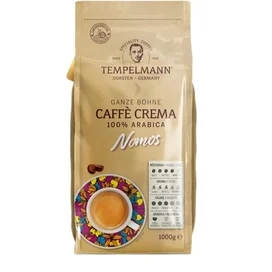 Кофе Tempelmann Nomos Caffe Crema, зерно 1кг, 8208 фото