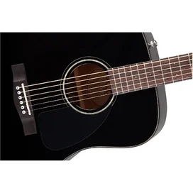 Fender CD-60 Dread V3 DS Акустикалық гитарасы, Black WN фото #3