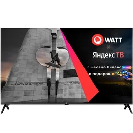 Телевизор QWATT 43" Q43YK-MB LED UHD Smart Black (4K) фото