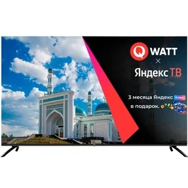 Телевизор QWATT 55" Q55YK-MB LED UHD Smart Black фото