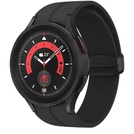 Samsung Galaxy Watch5 Pro Смарт сағаты Titanium 45mm, Black (SM-R920NZKACIS) фото