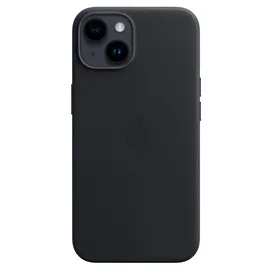 Чехол для iPhone 14, Leather Case with MagSafe, Midnight (MPP43ZM/A) фото #2