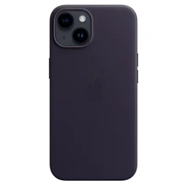 Чехол для iPhone 14, Leather Case with MagSafe, Ink (MPP63ZM/A) фото #2