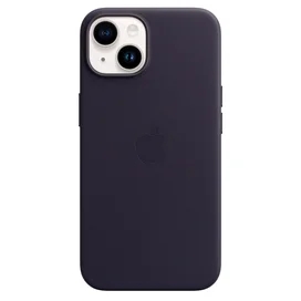 Чехол для iPhone 14, Leather Case with MagSafe, Ink (MPP63ZM/A) фото #3