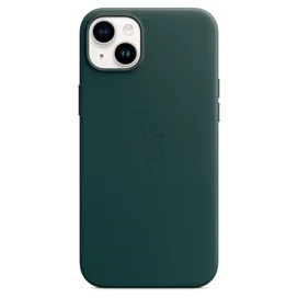 Чехол для iPhone 14 Plus, Leather Case with MagSafe, Forest Green (MPPA3ZM/A) фото #4
