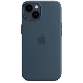 Чехол для iPhone 14, Silicone Case with MagSafe, Storm Blue (MPRV3ZM/A) фото #2
