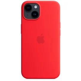 Чехол для iPhone 14, Silicone Case with MagSafe, (PRODUCT)RED (MPRW3ZM/A) фото #2