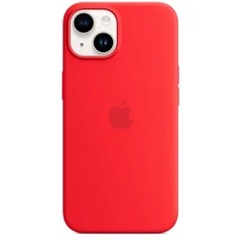 Чехол для iPhone 14, Silicone Case with MagSafe, (PRODUCT)RED (MPRW3ZM/A) фото #3