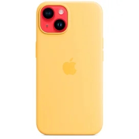 Чехол для iPhone 14, Silicone Case with MagSafe, Sunglow (MPT23ZM/A) фото #4