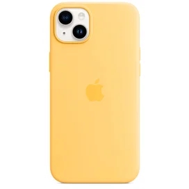 Чехол для iPhone 14 Plus, Silicone Case with MagSafe, Sunglow (MPTD3ZM/A) фото #3