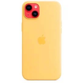 Чехол для iPhone 14 Plus, Silicone Case with MagSafe, Sunglow (MPTD3ZM/A) фото #4