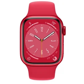 Смарт часы Apple Watch Series 8, 41mm (PRODUCT)RED Aluminium Case with Sport Band (MNP73GK/A) фото #1