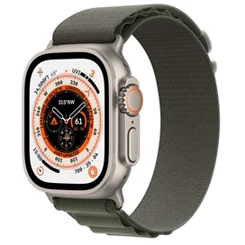Смарт часы Apple Watch Ultra, 49mm Titanium Case with Green Alpine Loop - Small (MNHJ3GK/A) фото