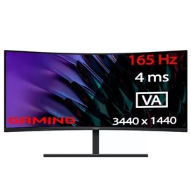 Монитор Игровой 34" HUAWEI MateView GT ZQE-CBA 3440x1440 21:9 VA 165ГЦ (HDMI+DP) Curved Black фото