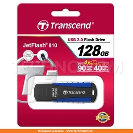 USB Флешка 128GB Transcend JetFlash 810 Type-A 3.1 Gen 1 (3.0) Navy Blue(TS128GJF810) фото #3
