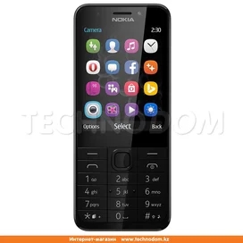 Nokia Ұялы телефоны GSM 230 BLX-D-2.8-2-0 Grey (Black) фото