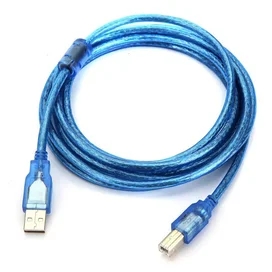 Кабель для принтера, HP, USB 2.0 A-B, 5м Фиолетовый фото