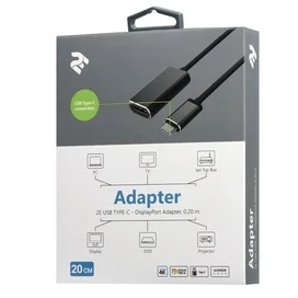 Адаптер 2E USB Type-C to 1*DP, Silver (2E-W1404) фото #2