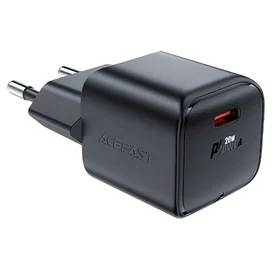 Адаптер питания ACEFAST, 1*USB-C, mini PD20W GaN, black (A73bk - ACEFAST) фото #2