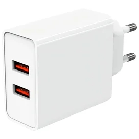 Адаптер питания Neo 2*USB, 36W (PD), White (NEO АА2QC18W) фото