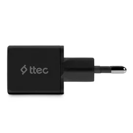 Адаптер питания ttec 20W PD USB-C ,Black (2SCP01S) фото #1