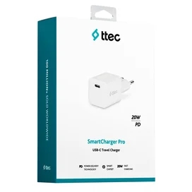 Ttec зарядтағыш 20W PD USB-C Travel Charger, White (2SCP01B) фото #4
